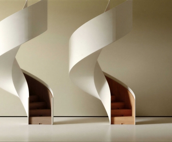 Modern Rotating Staircase-ID:668510911