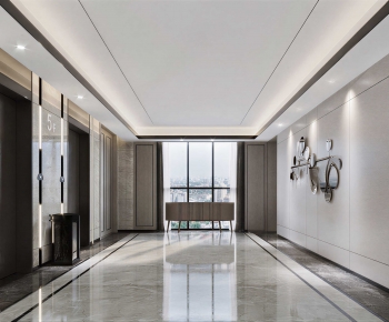 Modern Corridor/elevator Hall-ID:211616045