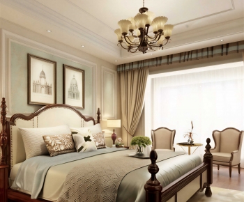 American Style Bedroom-ID:610361164