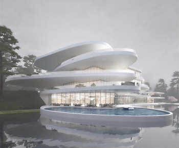 Modern Building Appearance-ID:722389285