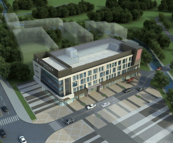 Modern Appearance Of Commercial Building-ID:152517082