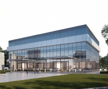 Modern School Building-ID:222560882