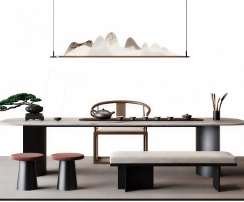 Modern Tea Tables And Chairs-ID:324343922