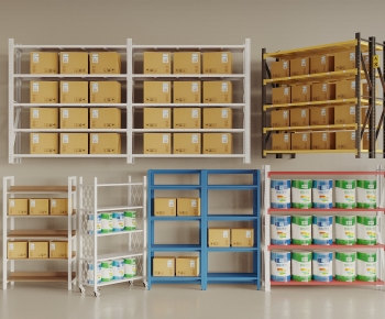 Modern Supermarket Shelf-ID:201617962