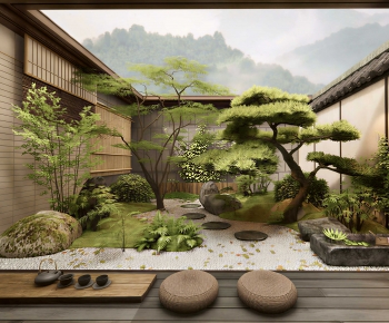 Japanese Style Courtyard/landscape-ID:739908934