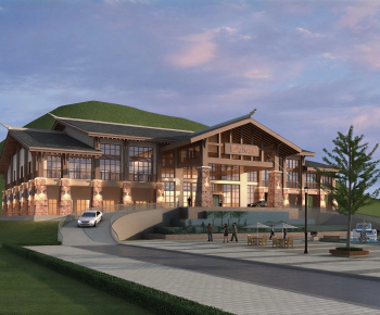 Modern Building Appearance-ID:834541087