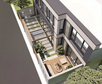 New Chinese Style Courtyard/landscape-ID:626950369