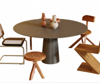 Modern Dining Table And Chairs-ID:770977029