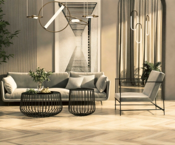 Modern Sofa Combination-ID:298818111