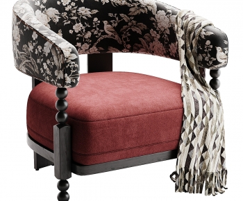 French Style Single Sofa-ID:368011952