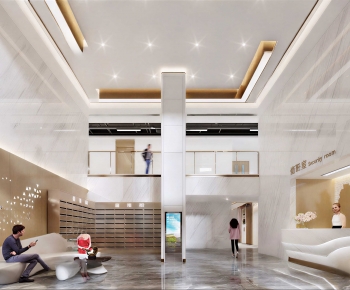Modern Office Reception Desk-ID:825943954