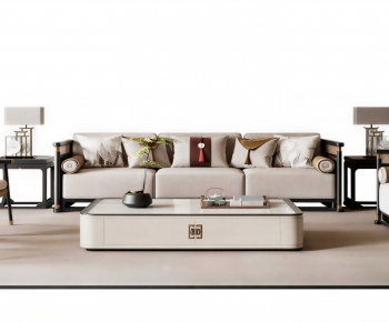 New Chinese Style Sofa Combination-ID:456403028