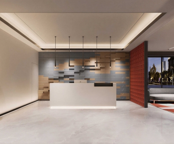 Modern Office Reception Desk-ID:260325918