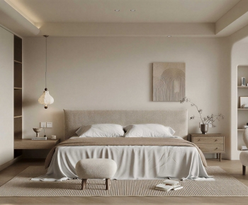 Wabi-sabi Style Bedroom-ID:339046969