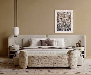 Modern Double Bed-ID:269725089