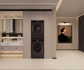 Modern Laundry Cabinet-ID:818202022
