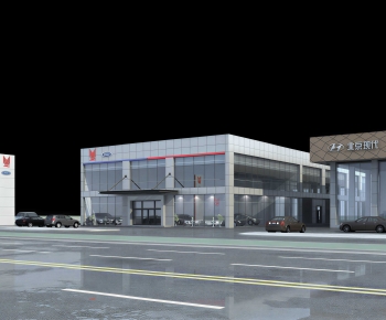 Modern Building Appearance-ID:239210191