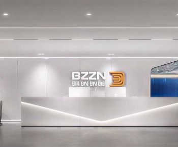 Modern Office Reception Desk-ID:440459399