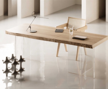 Modern Computer Desk And Chair-ID:764625073