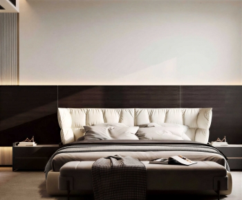 Modern Double Bed-ID:497046956