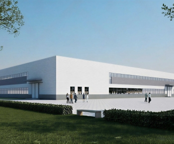 Modern Building Appearance-ID:124847894