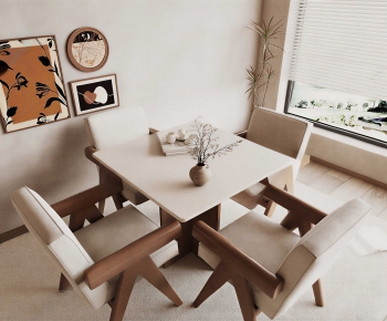Modern Dining Table And Chairs-ID:113588099