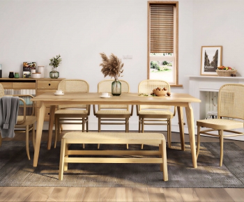 Modern Dining Table And Chairs-ID:453605897
