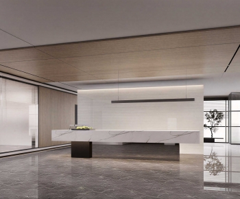 Modern Reception Desk-ID:556073907