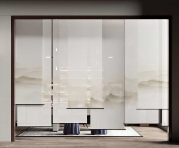 New Chinese Style Door Curtain-ID:337397109