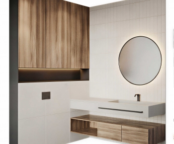 Modern Bathroom Cabinet-ID:390635973