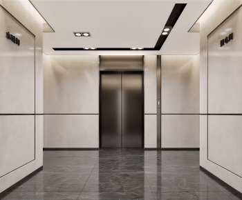Modern Corridor/elevator Hall-ID:162144909