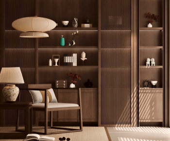New Chinese Style Lounge Chair-ID:685823922