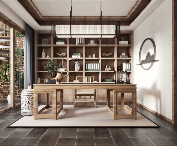 New Chinese Style Study Space-ID:196820971