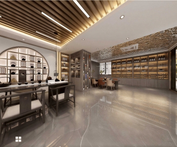 Chinese Style Teahouse Tea House-ID:636828902