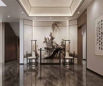 New Chinese Style Hallway-ID:927232986