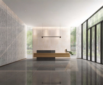 Modern Office Reception Desk-ID:283608912
