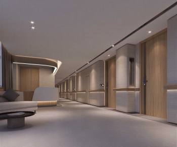 Modern Corridor Elevator Hall-ID:851485977