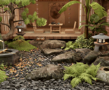 Modern Garden Landscape-ID:525088073