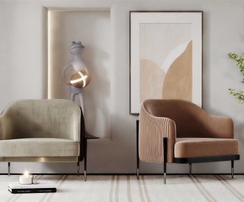 Modern Single Sofa-ID:490320925