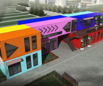 Modern Building Appearance-ID:247693069
