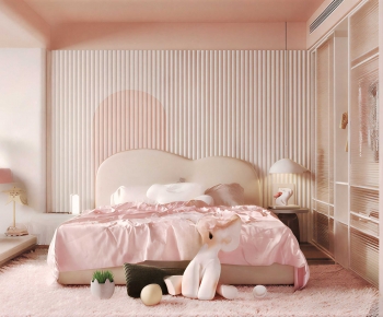 Simple European Style Girl's Room Daughter's Room-ID:545412064