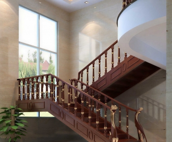 New Chinese Style Staircase-ID:798208008