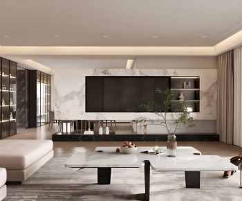 Modern A Living Room-ID:733588931