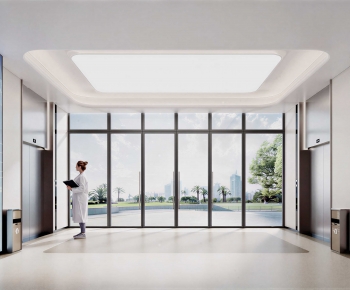 Modern Corridor/elevator Hall-ID:578552014