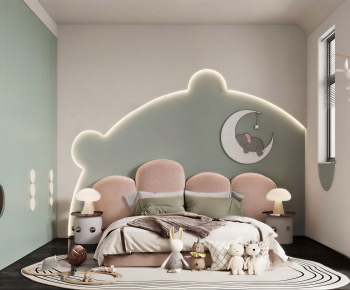 French Style Girl's Room Daughter's Room-ID:756728894