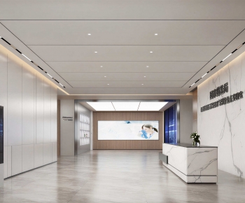 Modern Office Reception Desk-ID:442209017