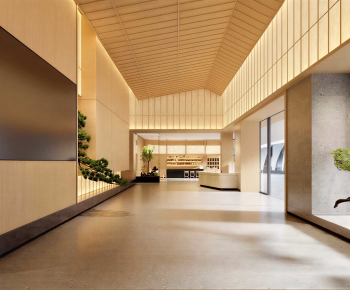 Modern Office Reception Desk-ID:702363978