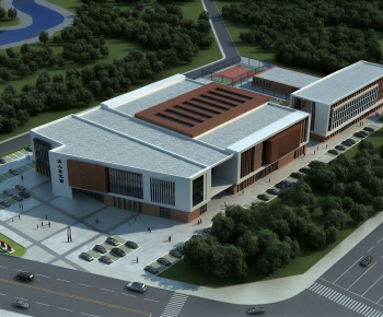 Modern Architectural Bird's-eye View Planning-ID:892682087