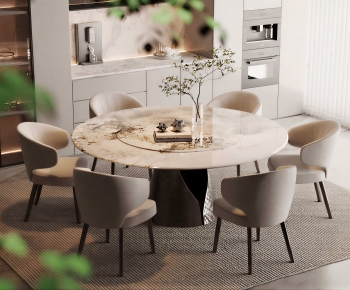 Modern Dining Table And Chairs-ID:531058074