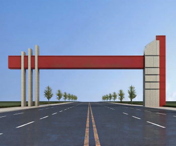 New Chinese Style Gate-ID:496540147